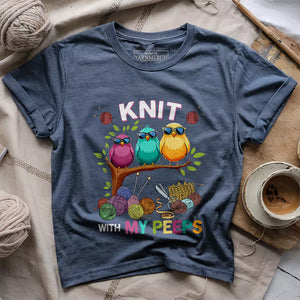 Knit W/ My Peeps T-shirt