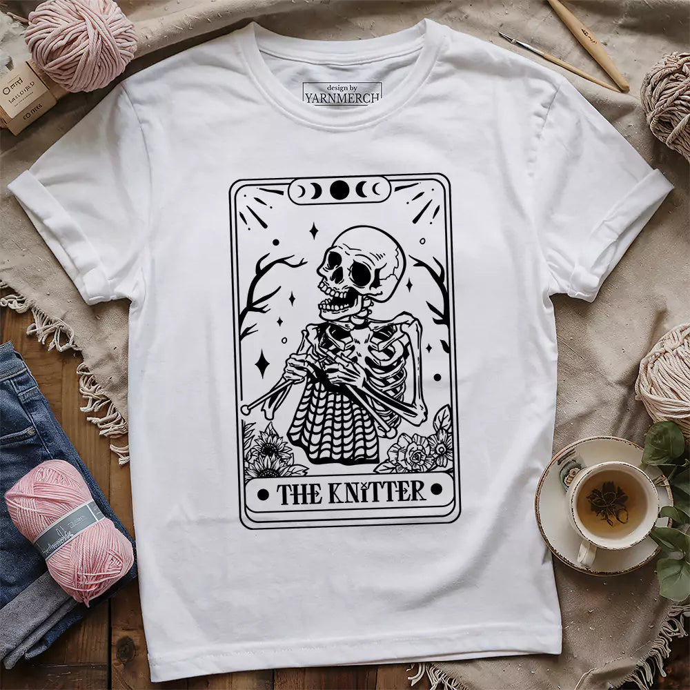 Knitter Tarot Card T-shirt