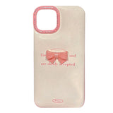 Korean Aesthetic Bow iPhone Case