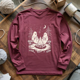 Midnight Crochet Society Long Sleeve T-shirt