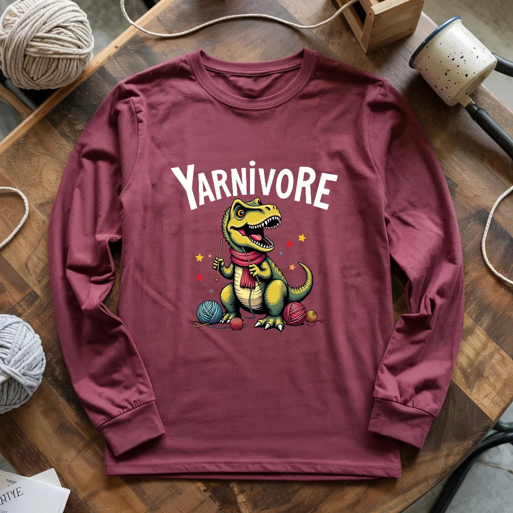 Yarnivore Knitter Long Sleeve T-shirt