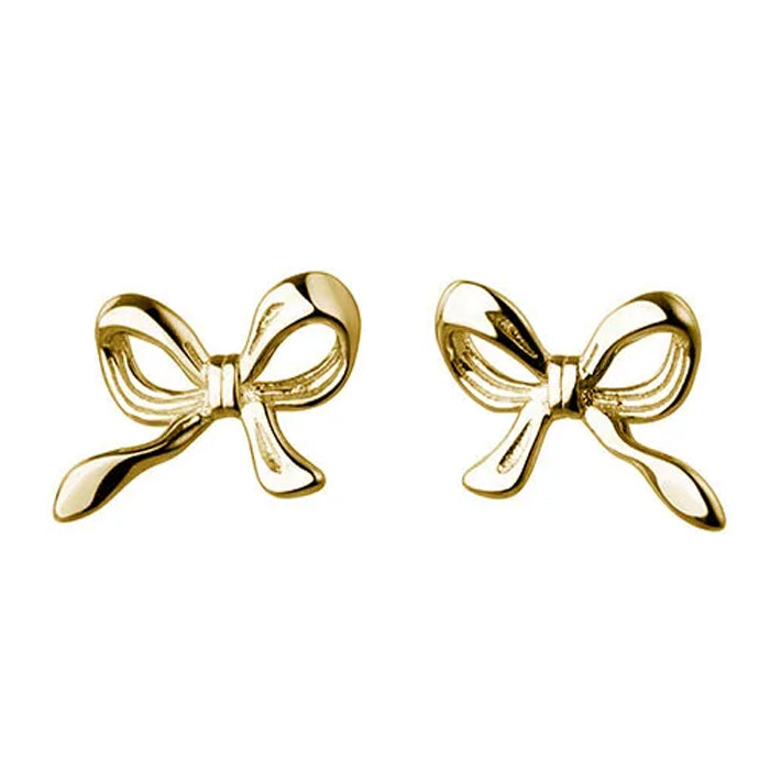 Minimalist Bow Stud Earrings