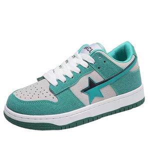 Mint Green Star Sneakers