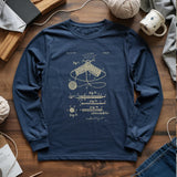 Vintage Knitting Pattern Long Sleeve T-shirt
