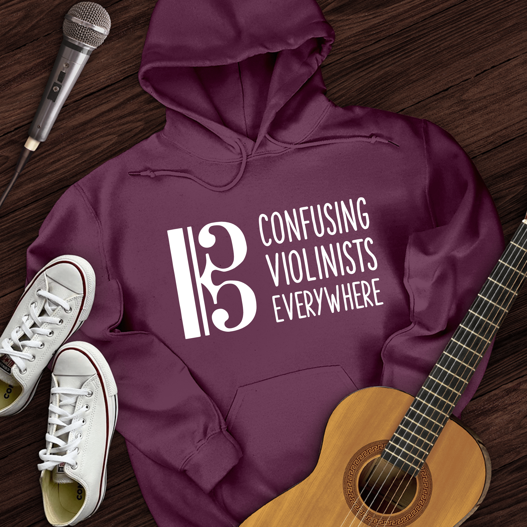 Confusing Violinists Hoodie
