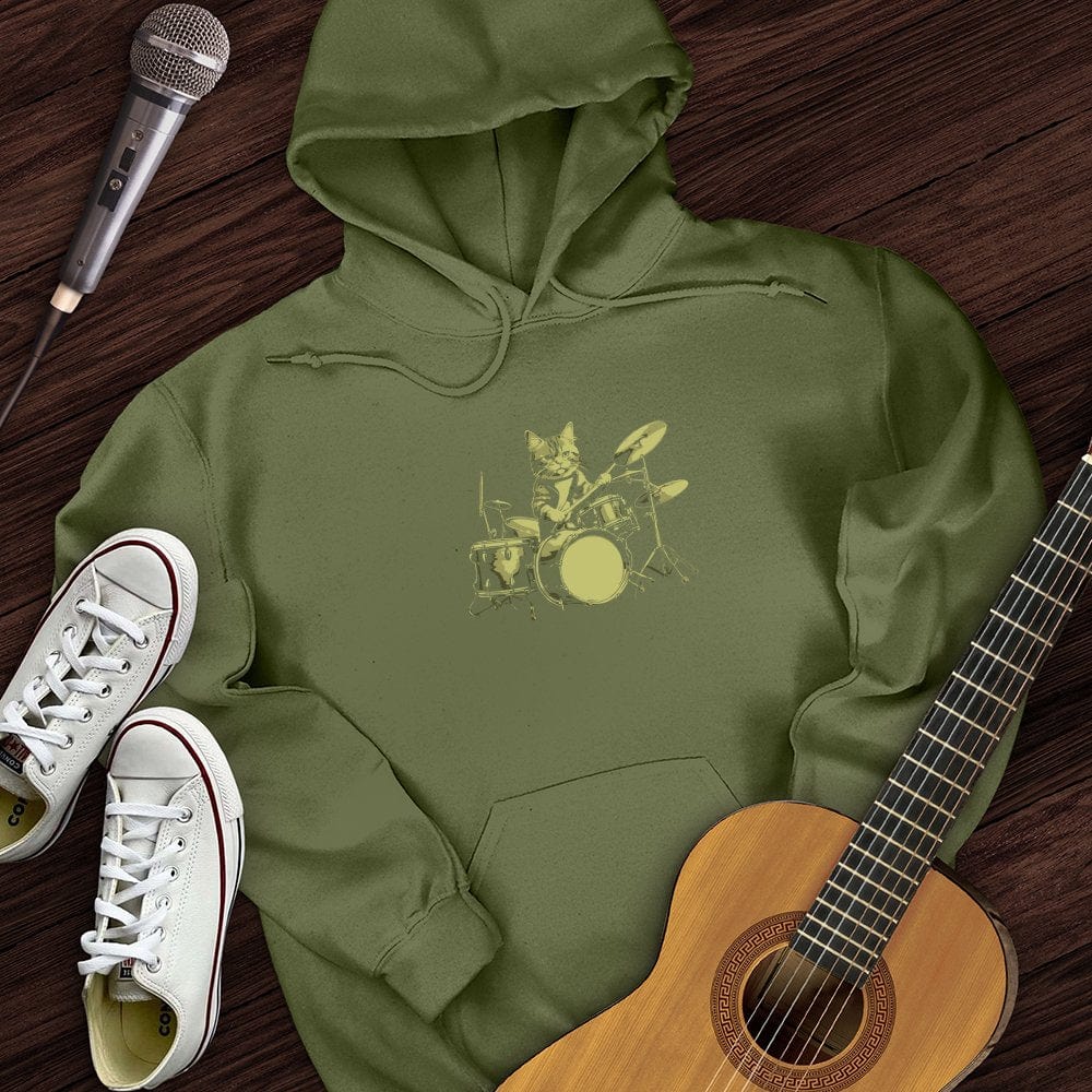 Cat Drums Hoodie