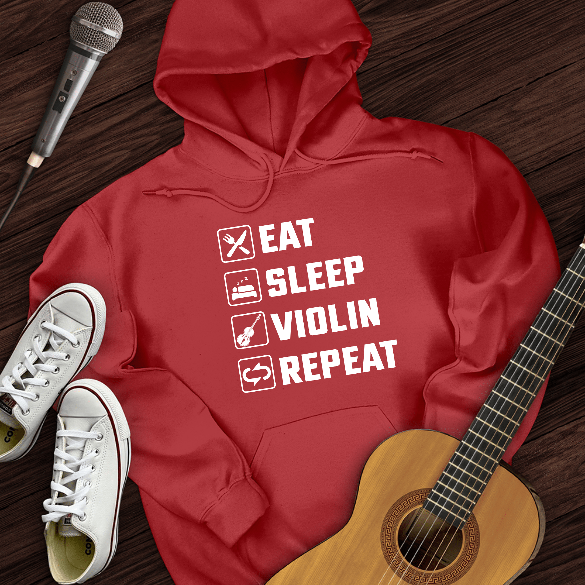 Eat, Sleep, Violin, Repeat Hoodie