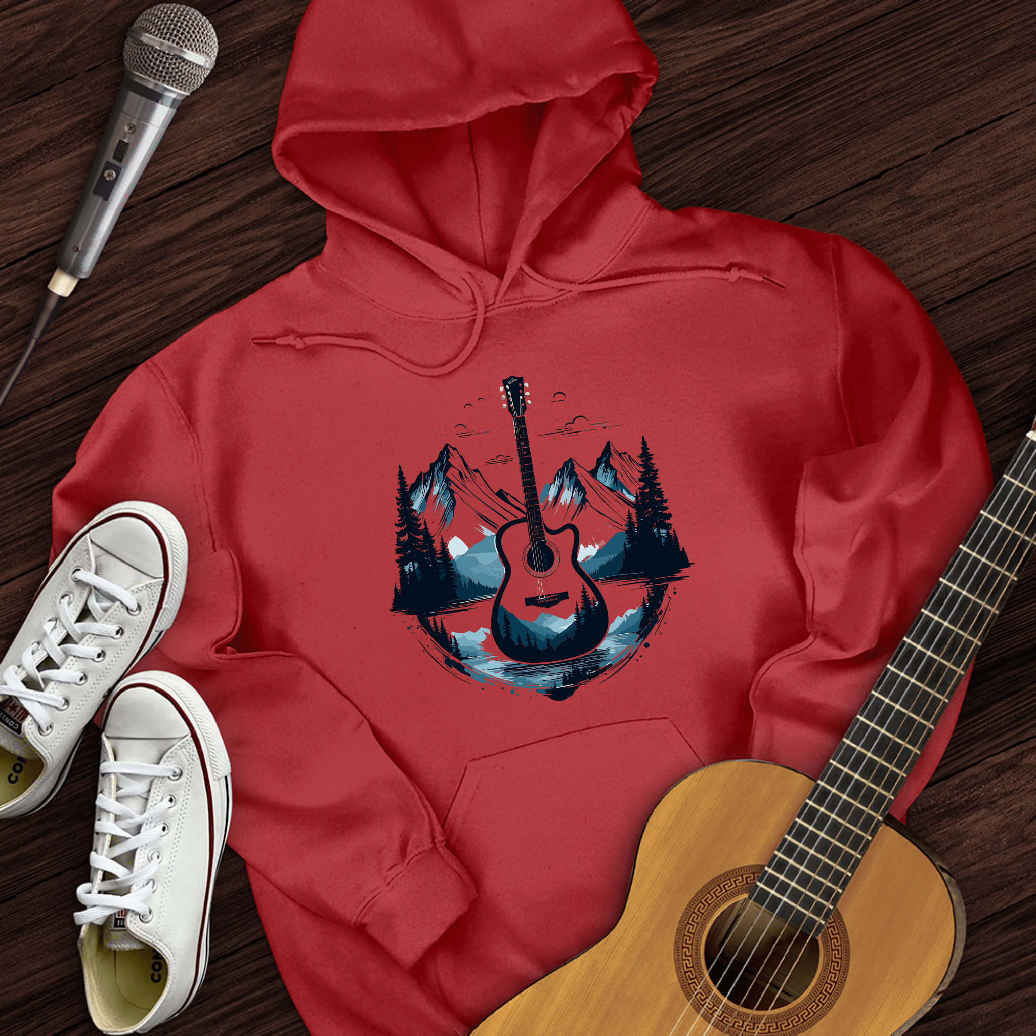 Glacier Guitar Hoodie