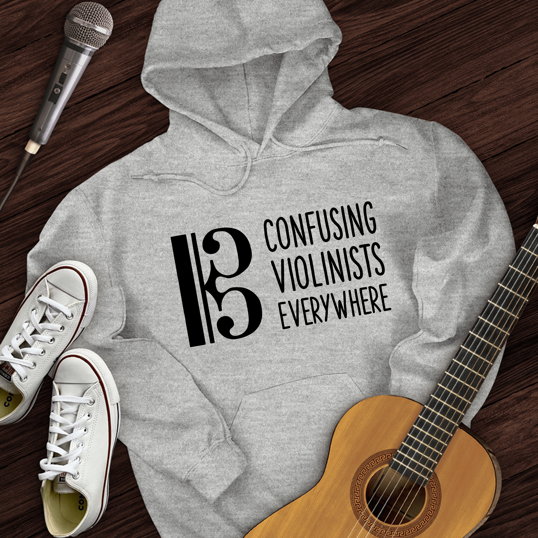 Confusing Violinists Hoodie