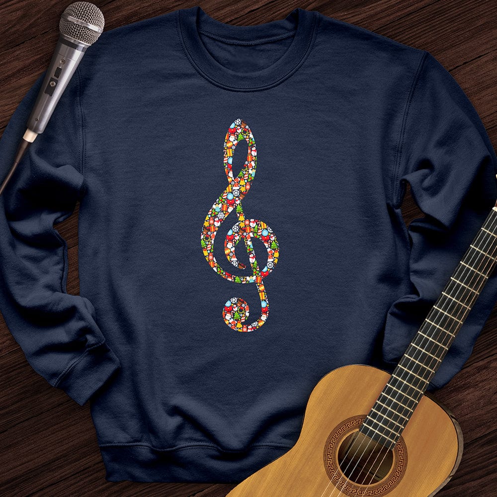 Christmas Treble Clef Crewneck