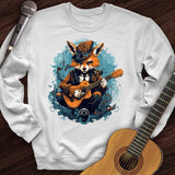 Fox Playing Guitar Crewneck