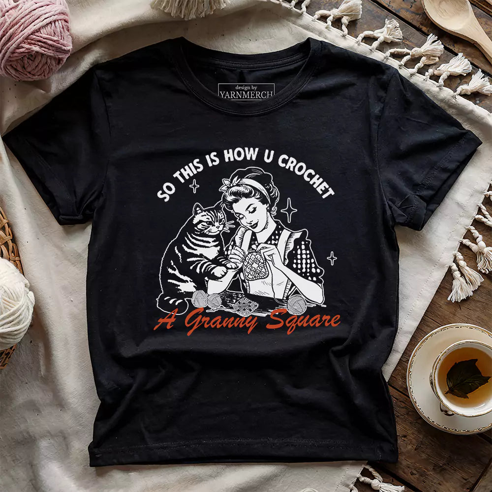 How U Crochet T-shirt