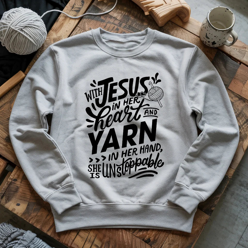 Jesus And Yarn Sweatshirt