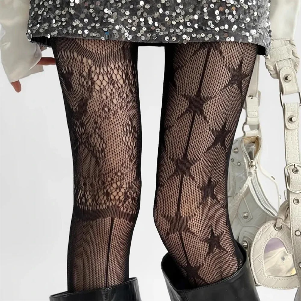 Star Girl Patterned Tights