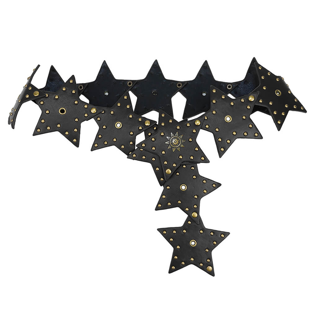 Star-Shaped Studded Y2K Hip Belt