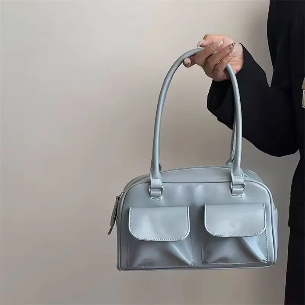 Y2K Double Pocket Shoulder Bag