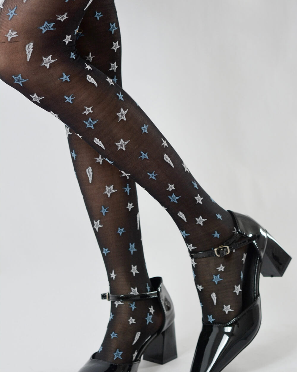 Y2K Star Pattern Tights