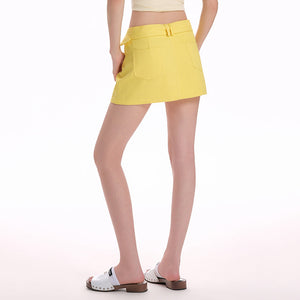 Lemon Sorbet Y2K Mini Skirt